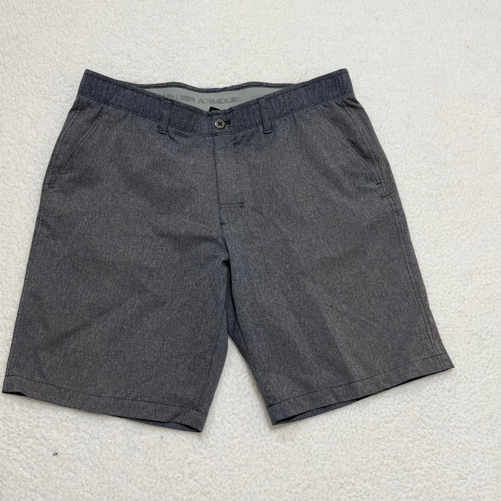 Under Armour Mens Performance Golf Shorts Gray Heather Size 38